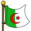 Algérie (drapeau flottant)